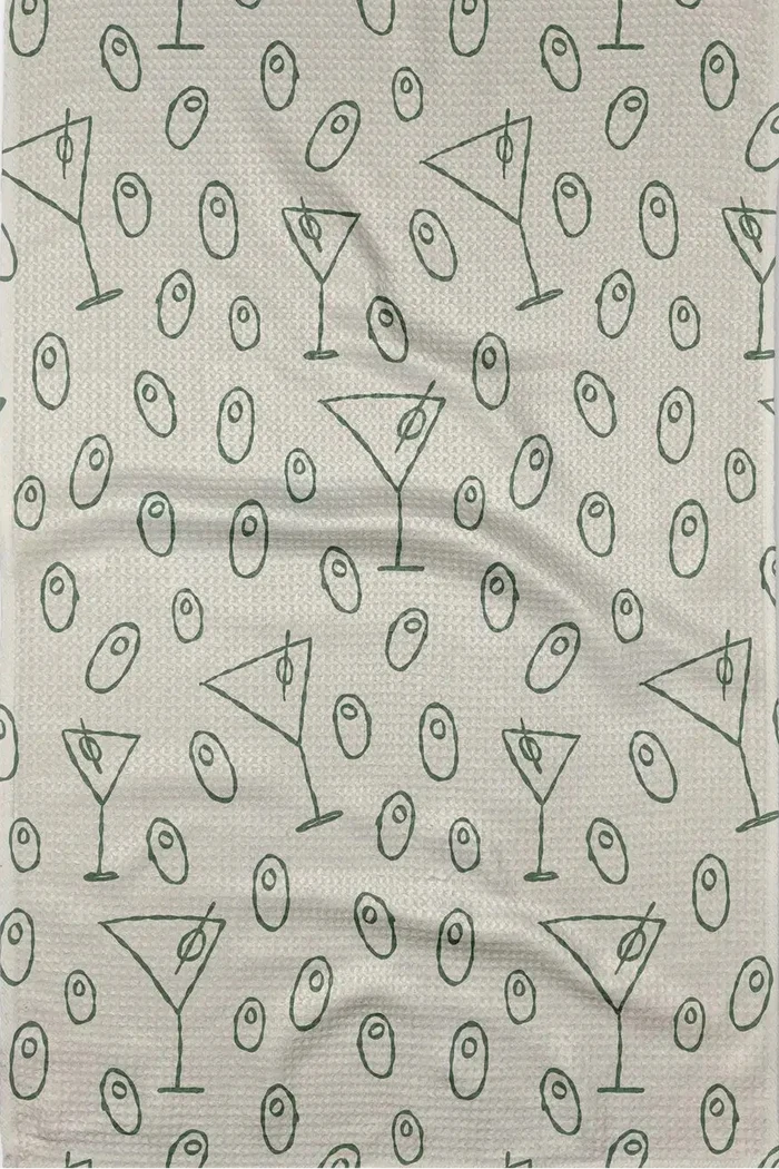 Dirty Martini Tea Towel, Towels, Accessories, Gift Ideas, Adeline Boutique