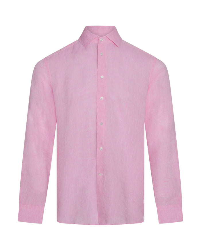 Dixon Linen Shirt Pink