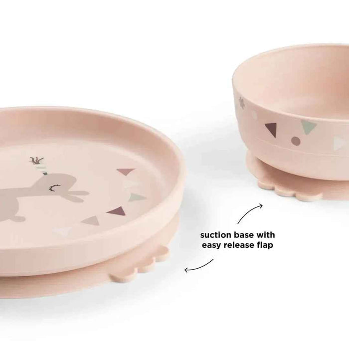 Done by Deer® Prvi jedilni set Foodie Celebration Powder Done by Deer