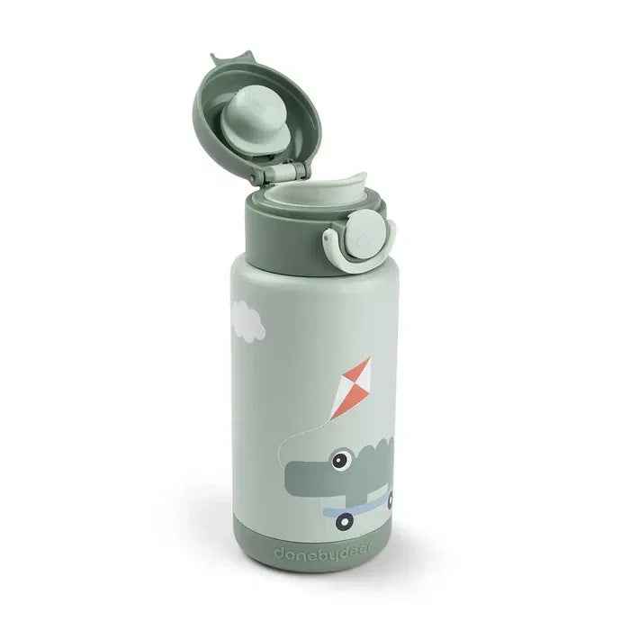 Done by Deer® Termo steklenička 340ml Playground Green Done by Deer