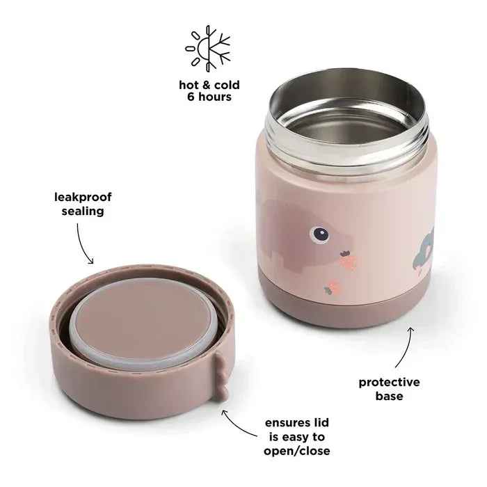 Done by Deer® Termo posodica za hrano 300ml Tiny Farm Powder Done by Deer