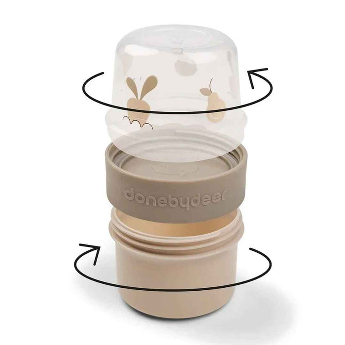 Done by Deer® To go posodica za prigrizke S Birdee Sand Done by Deer