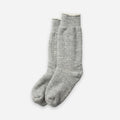 DOUBLE FACE CREW SOCK - MEDIUM GREY
