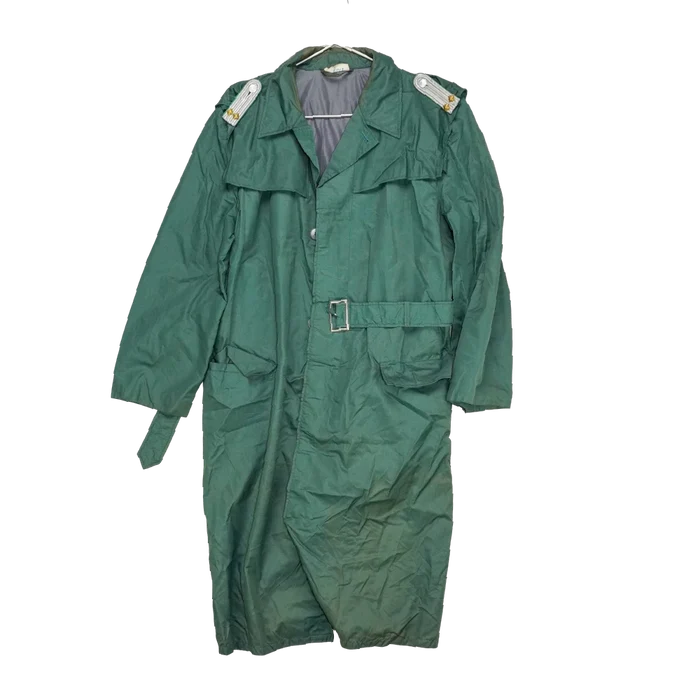 East German Police Rain Coat - M48, Medium, Item 1 - Army & Outdoors - Rain Jackets
