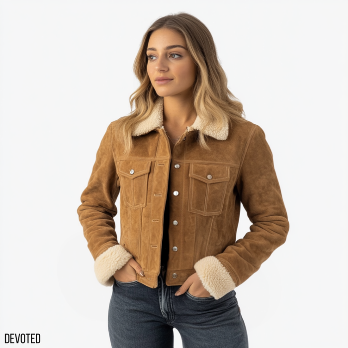 Elara Jacket Nappa Suede