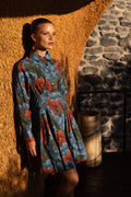 Elizabeth Dress- Madrid Blue
