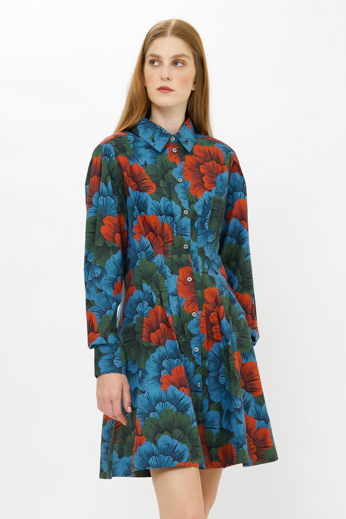 Elizabeth Dress- Madrid Blue