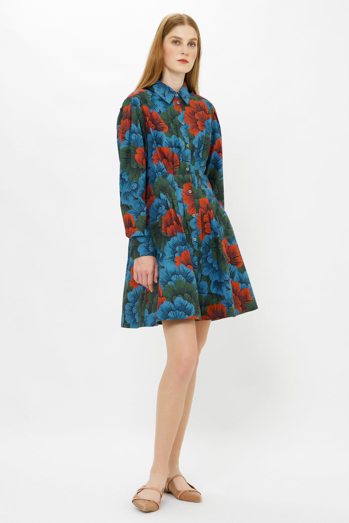 Elizabeth Dress- Madrid Blue