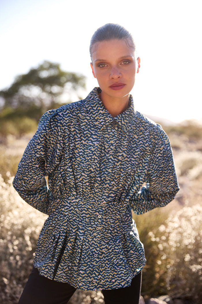 Elizabeth Top- Jag Navy