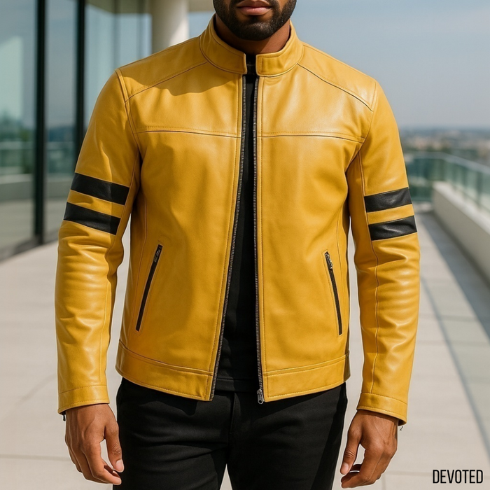XS / Yellow / Leather