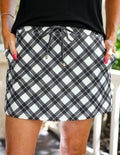 Everyday Skorts - Midnight Plaid