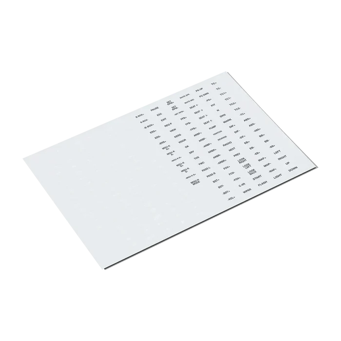 Fanatec Button Caps and Sticker Set - Sim Race Webshop B.V.