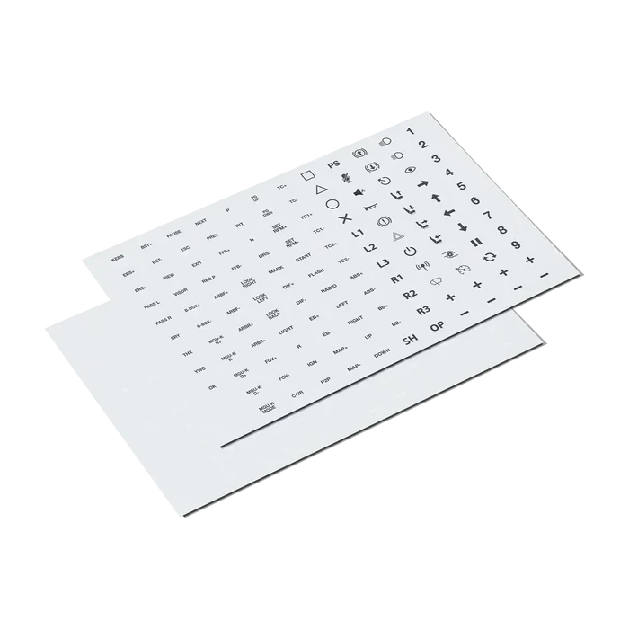 Fanatec Button Caps and Sticker Set - Sim Race Webshop B.V.