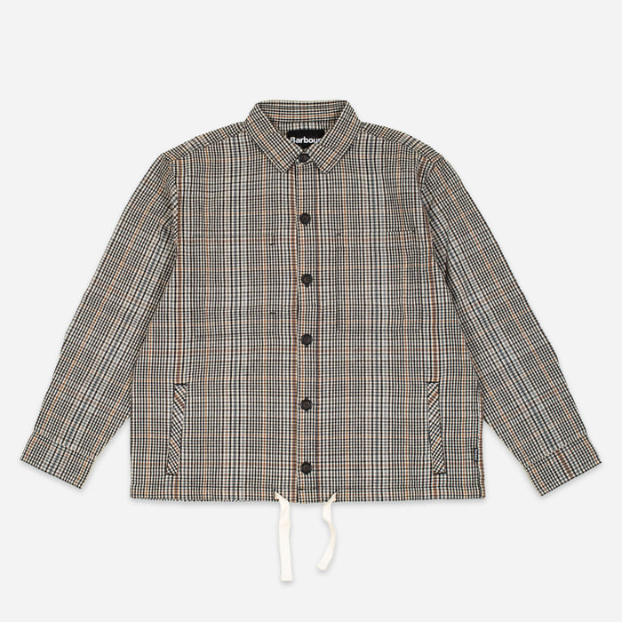 FIFE CHECKED OVERSHIRT - NEUTRAL