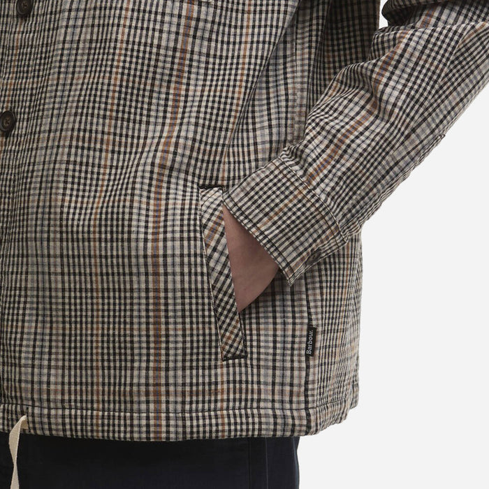 FIFE CHECKED OVERSHIRT - NEUTRAL