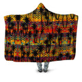 Flamingo Island Hooded Blanket Sartoris Art Epic Hoodie