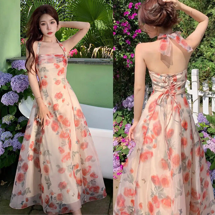 Floral Maxi Summer Dress fashionnsio