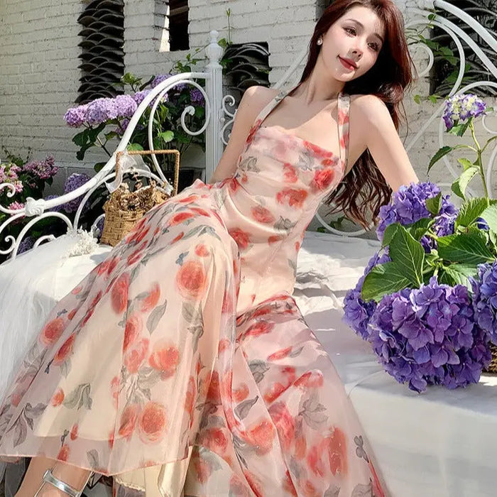 Floral Maxi Summer Dress fashionnsio