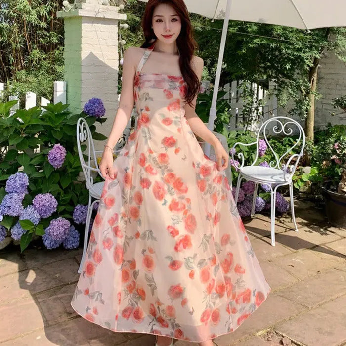 Floral Maxi Summer Dress fashionnsio