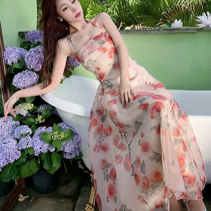Floral Maxi Summer Dress fashionnsio