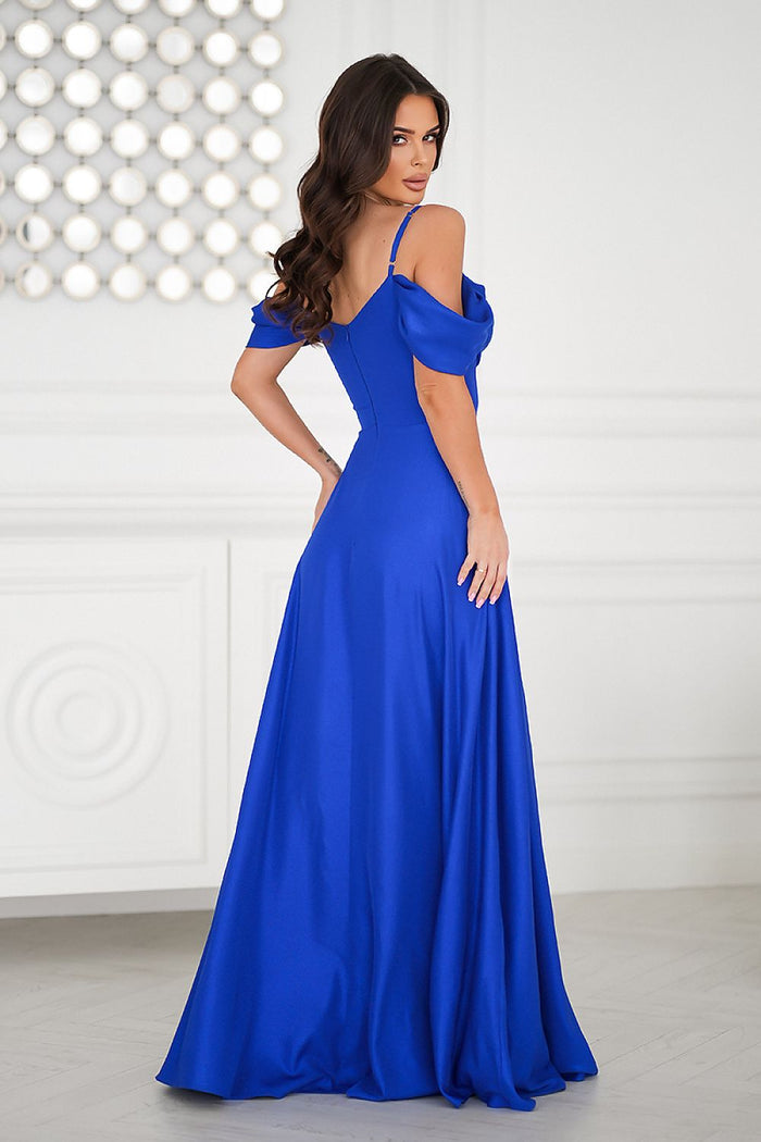 Long dress model 208531 Bicotone