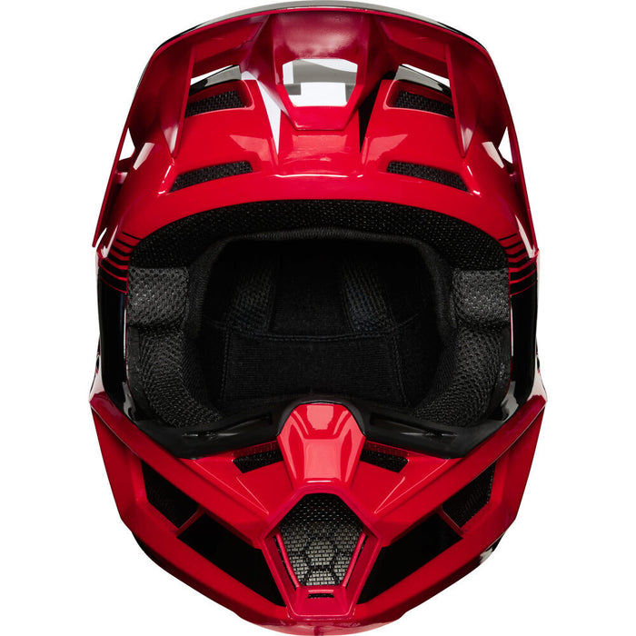 Fox Youth V2 Hayl ECE Helmet - Flame Red