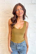 Free People Clean Lines Muscle Cami, Basic Top, Tops, Free People, Adeline Boutique, Dallas Boutique, Tank Tops