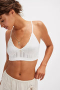 Free People Heirloom Seamless Bralette, White Bralette, Bralette, Adeline Boutique, Dallas Boutique, Free People
