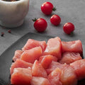 Fresh Rawas/Indian salmon Fillet cubes