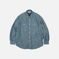 Frizmworks Kuroki Chambray Work Shirt - Washed Blue