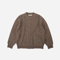 Frizmworks Tweed Wool Zip Up Cardigan - Brown