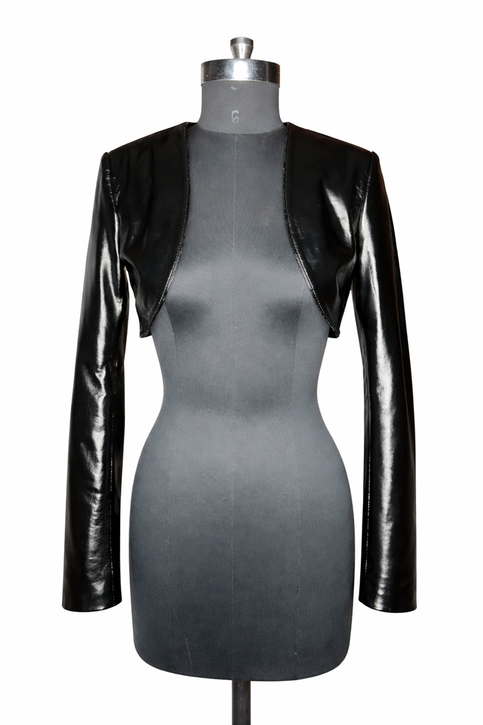 Genuine Lambskin Leather Bolero Jacket
