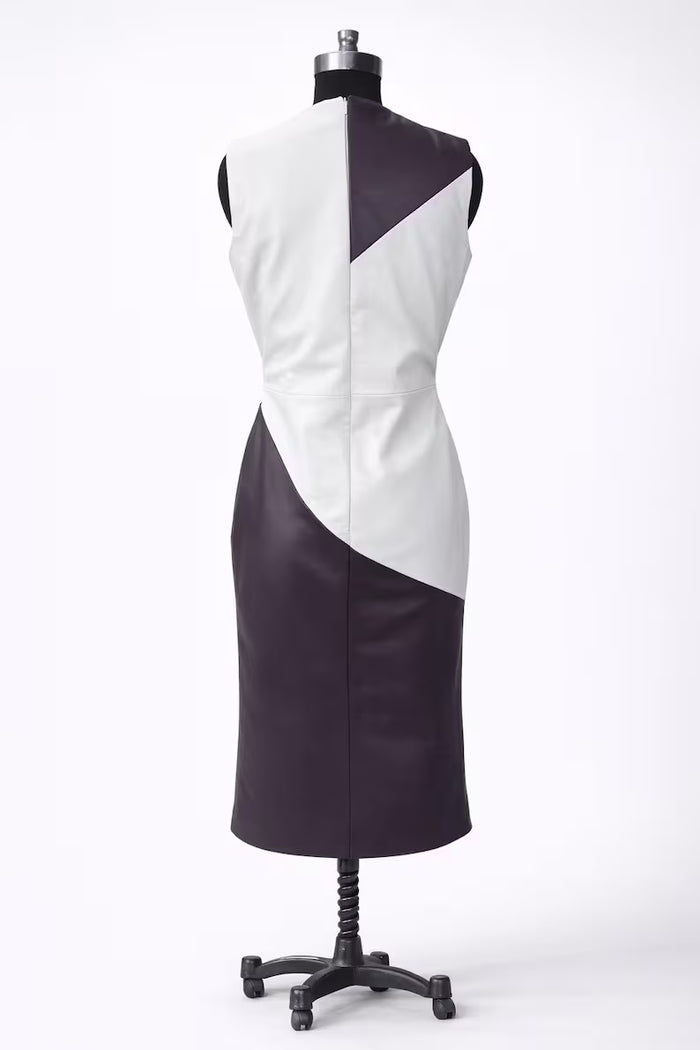 Genuine Lambskin Leather Dress