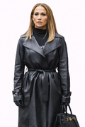 Genuine Lambskin Leather Trench Coat