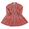 Girls Maeve Dress - Scarlet Blooms