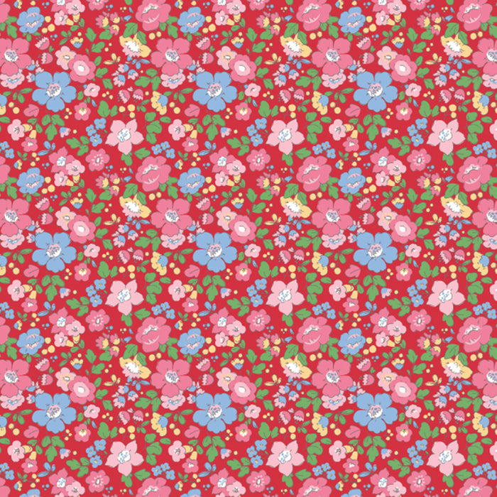 Girls Maeve Dress - Scarlet Blooms