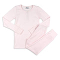 Girls Pima Loungewear Set - Pink Stripe