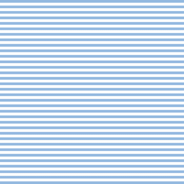 Girls Ruffle Neck Top - Blue Stripe