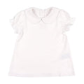 Girls Short Sleeve Collared Shirt - girls short sleeve white shirt shrimp and grits kids clothing