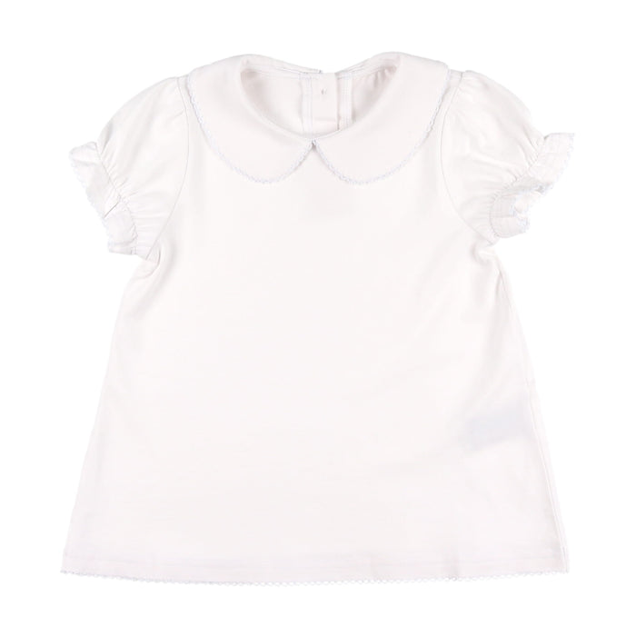 Girls Short Sleeve Collared Shirt - girls short sleeve white shirt shrimp and grits kids clothing