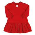 Girls Sophia Dress - Red Corduroy