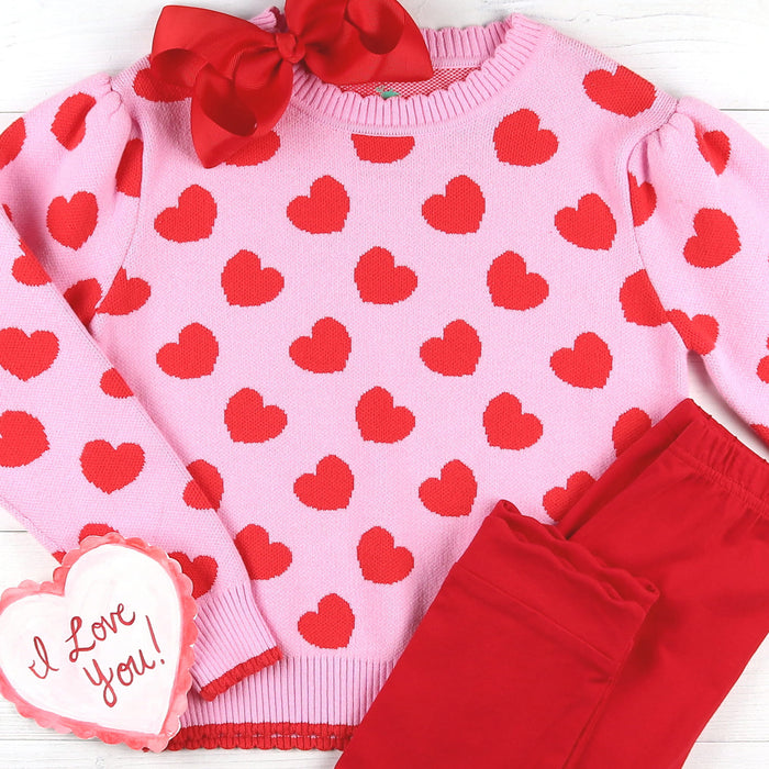 Girls Sweater - Sweetheart