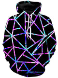 Glitter Geometric Unisex Hoodie Sartoris Art Epic Hoodie