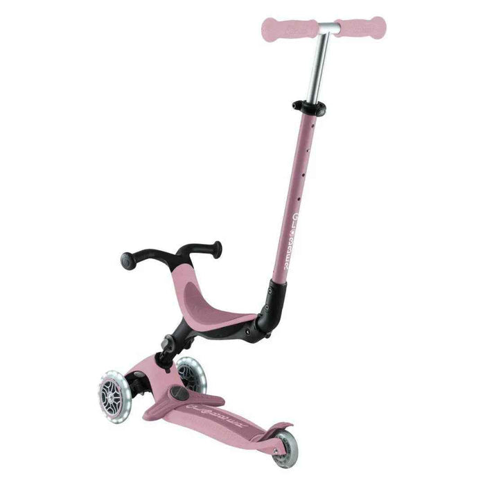 Globber® Zložljivi otroški skiro GO UP Active ECO s svetlečimi kolesi Berry Globber