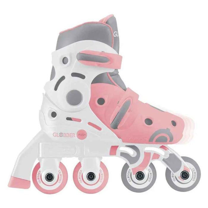 Globber® Rolerji Learning 2v1 XS/S: 26-29 Pastel Pink Globber