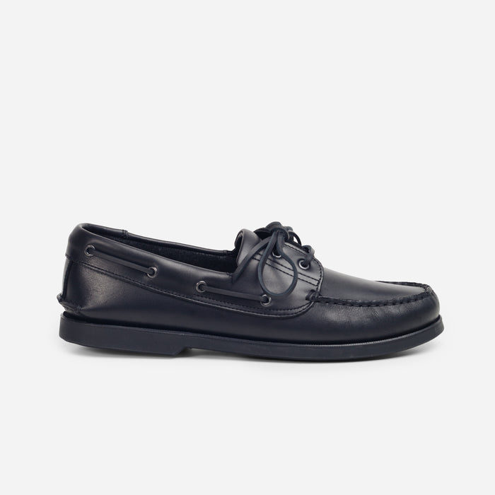 GLOUCESTER BOAT SHOE - BLACK