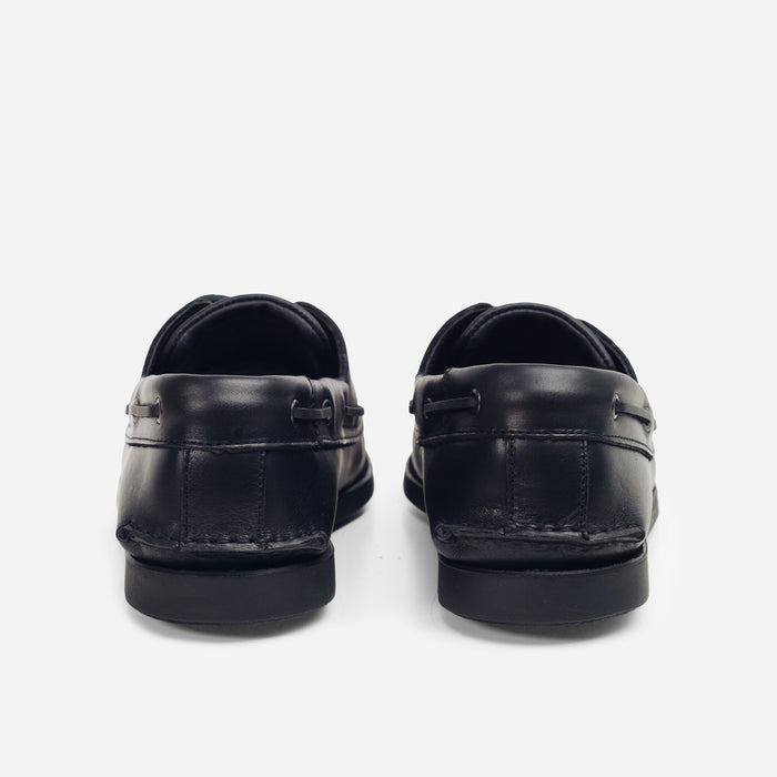 GLOUCESTER BOAT SHOE - BLACK