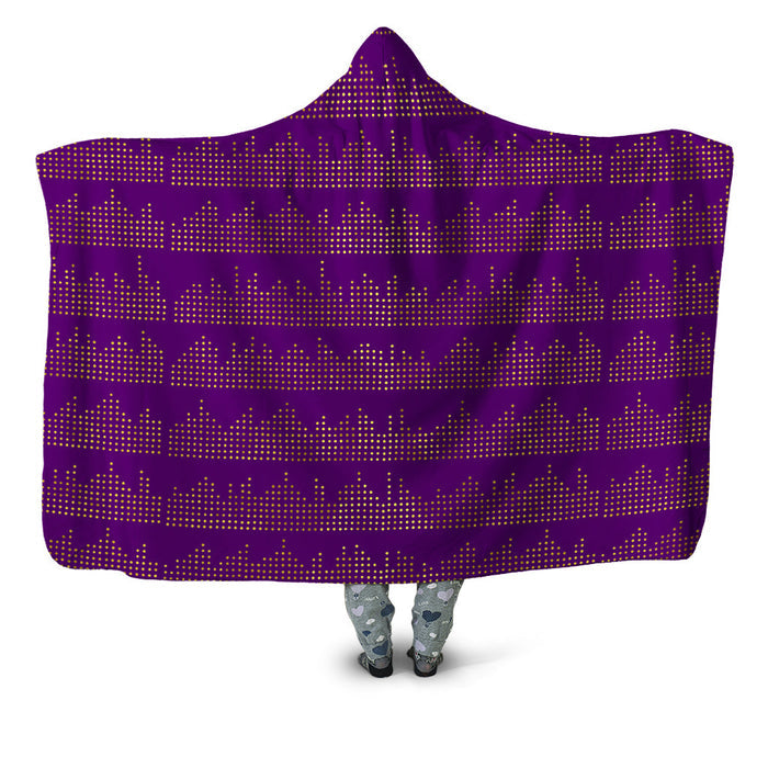 Gold Equalizer Beats Hooded Blanket Sartoris Art Epic Hoodie