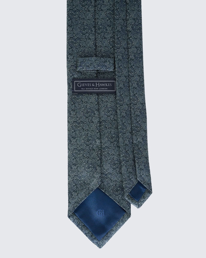 Goldsberry Paisley Dark Green  Tie