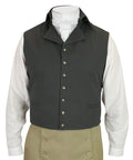 Granville Regency Vest - Charcoal